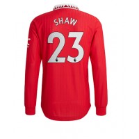 Dres Manchester United Luke Shaw #23 Domaci 2022-23 Dugi Rukav